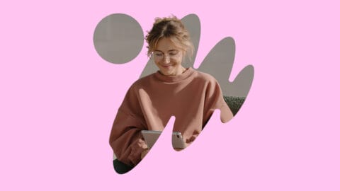 Happy marketer