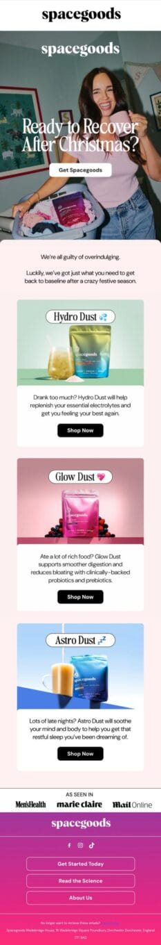 Holiday marketing inspiration - Christmas - Spacegoods