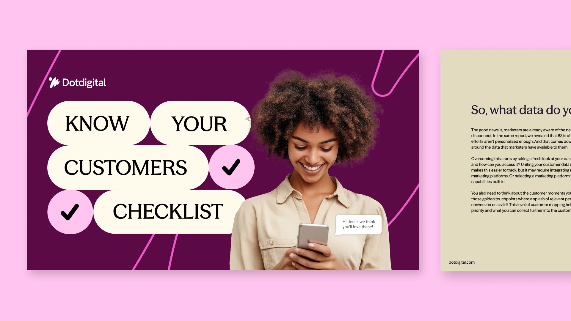 Cover of Dotdigital's Know your customer checklist