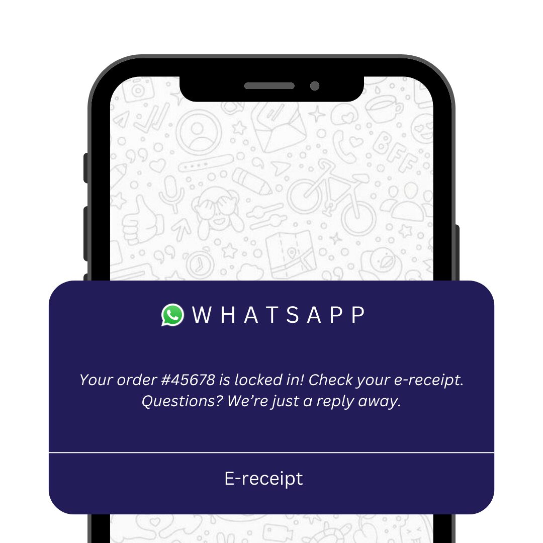 Purchase and conversion WhatsApp part 3