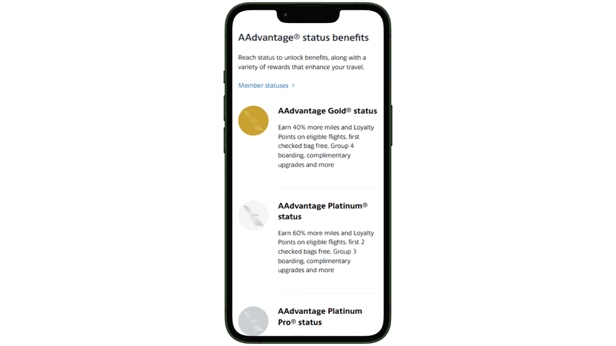 Loyalty program - American Airlines