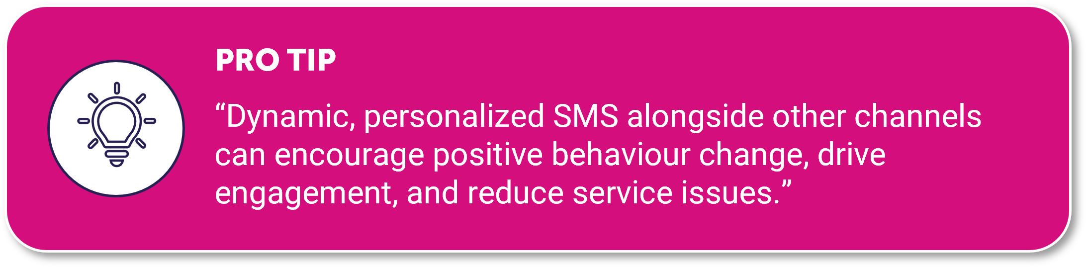 Pro tip from Dean Rice, Service and Communications Performance Lead