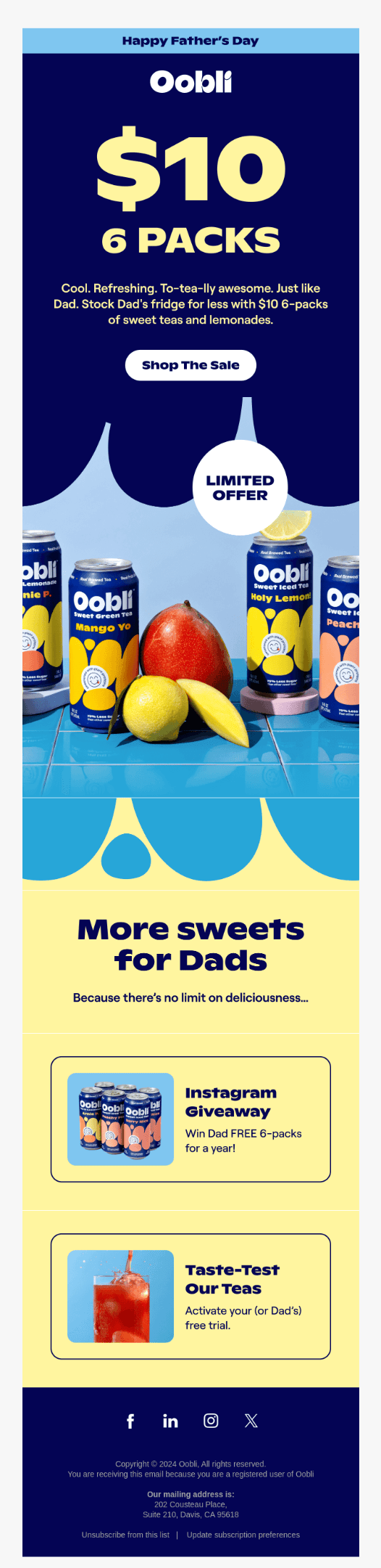 Oobli help customers decide faster with timely offers on Father's Day