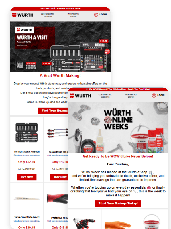 Wurth campaign example