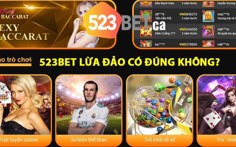 523Bet lừa đảo có thực sự đúng không?