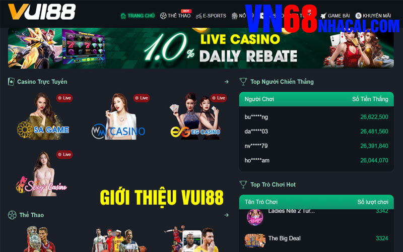 Giới Thiệu Vui88