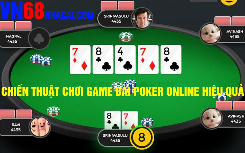 Chiến Thuật Chơi Game Bài Poker Online Hiệu Quả