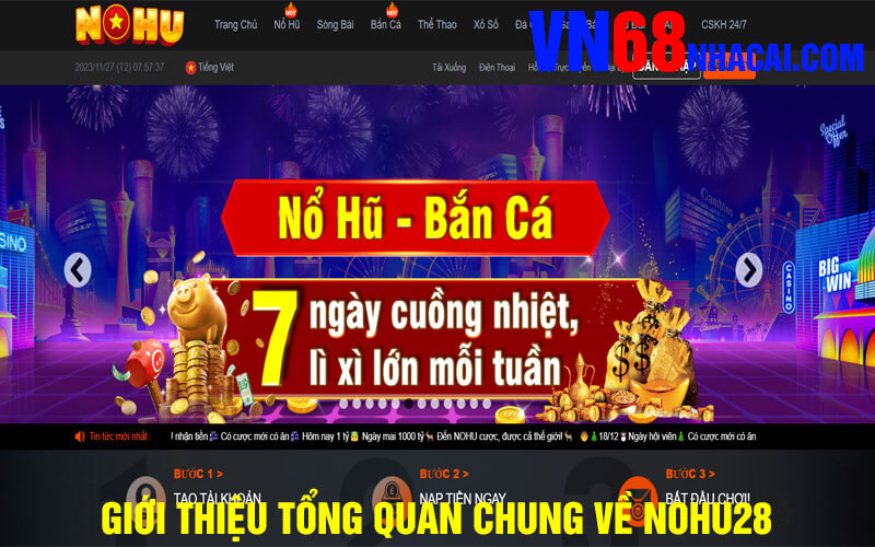 Giới thiệu tổng quan chung về Nohu28