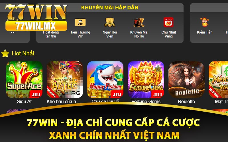 Địa chỉ cá cược 77win